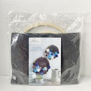 Annie's Creative Woman Floral Hoop Art Felt Kit of the Month Club